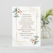 私たち子供は聖書聖句生まれのクリスマスフラット シーズンカード (スタンド正面)