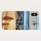 私たち家族楽しむビーチサイドとハイキング Case-Mate iPhoneケース (裏面(横))