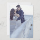 私たち式は身内のみで済ませました - 結婚のお祝い写真付き招待状 招待状 (裏面)