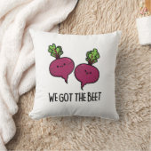 私たち得のビーツおもしろいベジタブルパン クッション (ブランケット)