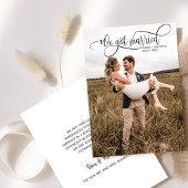 私たち得は結婚した写真結婚の 案内状