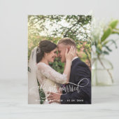 私たち得は結婚したScript Photo結婚's 案内状 (スタンド正面)