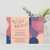 私たち得結婚した!円カラフル披露宴のみ 招待状 (スタンド正面)