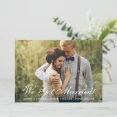 私たち得結婚した!駆け落ち発表 案内状 (スタンド正面)