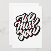 私たち恋しく思のカード 招待状 (正面/裏面)