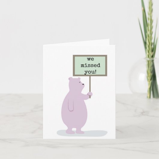 私たち恋しく思はバックカードへようこそ カード (正面)