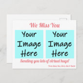 私たち恋しく思はパーソナライズされた ポストカード (正面/裏面)