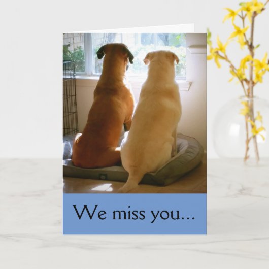 私たち恋しく思は カード (黄色い花)