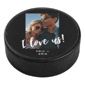 私たち愛してる スクリプト ネームズ アンド フォト ブラック アイスホッケーパック (3/4)