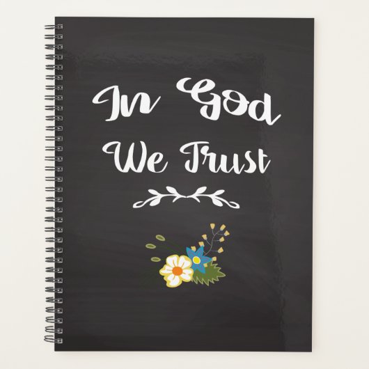 私たち感動的が信頼する神のスパイラルプランナー プランナー手帳 (正面)