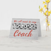 私たち感謝していのサッカーの手紙からサッカーのコーチ カード (黄色い花)