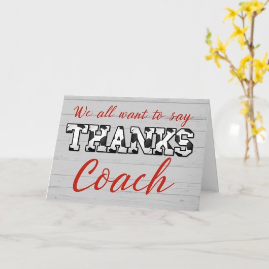 私たち感謝していのサッカーの手紙からサッカーのコーチ カード (黄色い花)