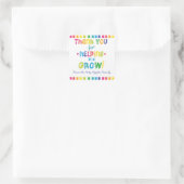 私たち感謝していの為にキー救済リング石のマングを成長させる スクエアシール (バッグ)