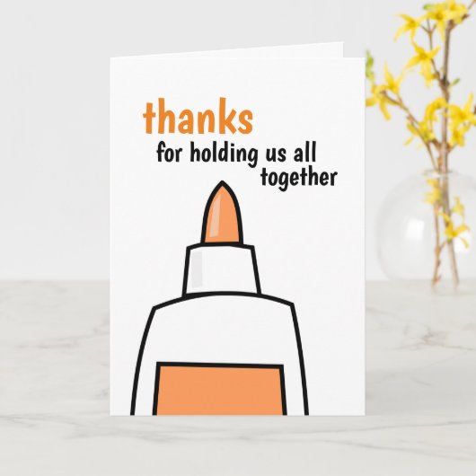 私たち感謝していを束ねて接着ボトル カード (黄色い花)