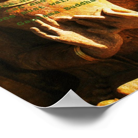 私たち救だけの仏引用文 ポスター (角)