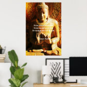 私たち救だけの仏引用文 ポスター (ホームオフィス)