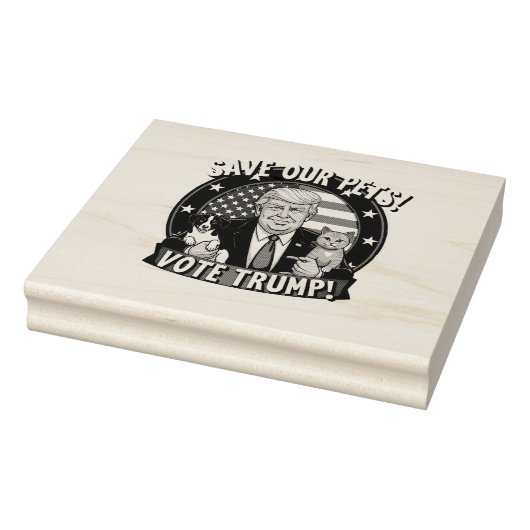 私たち救のペットはトランプのためにトランプのペットに投票 ラバースタンプ (スタンプ)