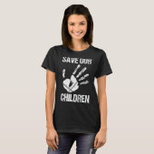 私たち救の子供 – 子どもの取引待ち時間の終了 Tシャツ (正面フル)