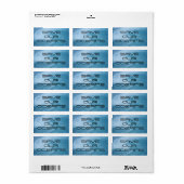 私たち救の海の波サーフ気候変動の汚染 ラベル (フルシート)