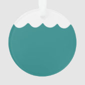 私たち救の海の環境芸術クジラの子供 オーナメント (裏面)