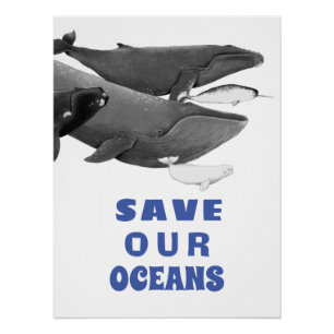 私たち救の海の環境芸術クジラの子供 ポスター