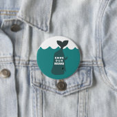 私たち救の海の環境芸術クジラの子供 缶バッジ (インサイチュ)