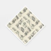 私たち救の素晴らしい美しいアフリカの動物 スタンダードランチョンナプキン (角)