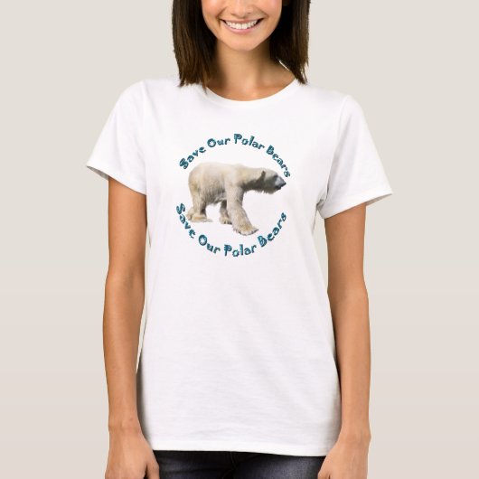 私たち救のPolar Bears Wildlife Supporter Shirt Tシャツ (正面)