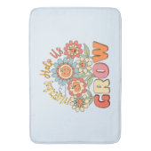 私たち救済が成長する間違い | よくはしゃぐフローラ動機 バスマット (正面縦)