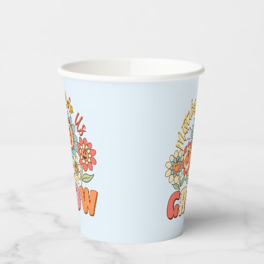 私たち救済が成長する間違い | よくはしゃぐフローラ動機 紙コップ (左)