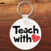 私たち教えはハートだ！キーチェーン キーホルダー (正面)