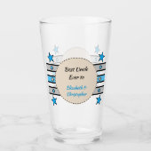 私たち最高のの愛する叔父は青いビールの名を星に タンブラーグラス (正面)