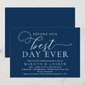 私たち最高のの日の前結婚に 招待状 (正面/裏面)