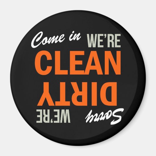 私たち来はクリーン食器洗浄機の磁石 マグネット (正面)