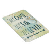 私たち来は見た、私たちは引用文と地図を愛した マグネット (右側)