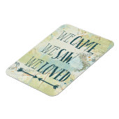 私たち来は見た、私たちは引用文と地図を愛した マグネット (左側)