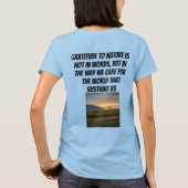 私たち気にを支える世界のために Tシャツ (裏面)