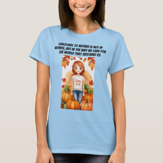 私たち気にを支える世界のために Tシャツ
