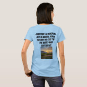 私たち気にを支える世界のために Tシャツ (裏面フル)