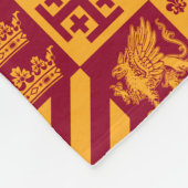 私たち王室のの家族 フリースブランケット (角)