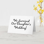 私たち生き延びの娘の結婚娘は カード (黄色い花)