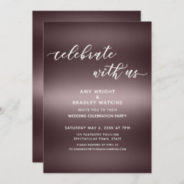 私たち祝とのバラ金ゴールド 招待状