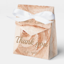 私たち祝のフローラピンクのバラありがとう フェイバーボックス