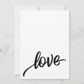 私たち祝の結婚式台本ウェディングレセプション 招待状 (裏面)