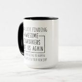 私たち素晴らしのような同僚を見つけよう マグカップ (正面左)