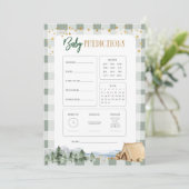 私たち素晴らしのアドベンチャーベビーシャワーベビー予測 招待状 (スタンド正面)