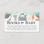 私たち素晴らしのアドベンチャー地図ブックカード赤ちゃんシャワー エンクロージャーカード (正面)