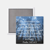 私たち素晴らしの主なる聖書の詩篇である マグネット (正面/裏面)