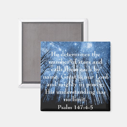 私たち素晴らしの主なる聖書の詩篇である マグネット (正面/裏面)