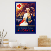 私たち素晴らしの母~ヴィンテージナースWW1 ポスター (キッチン)